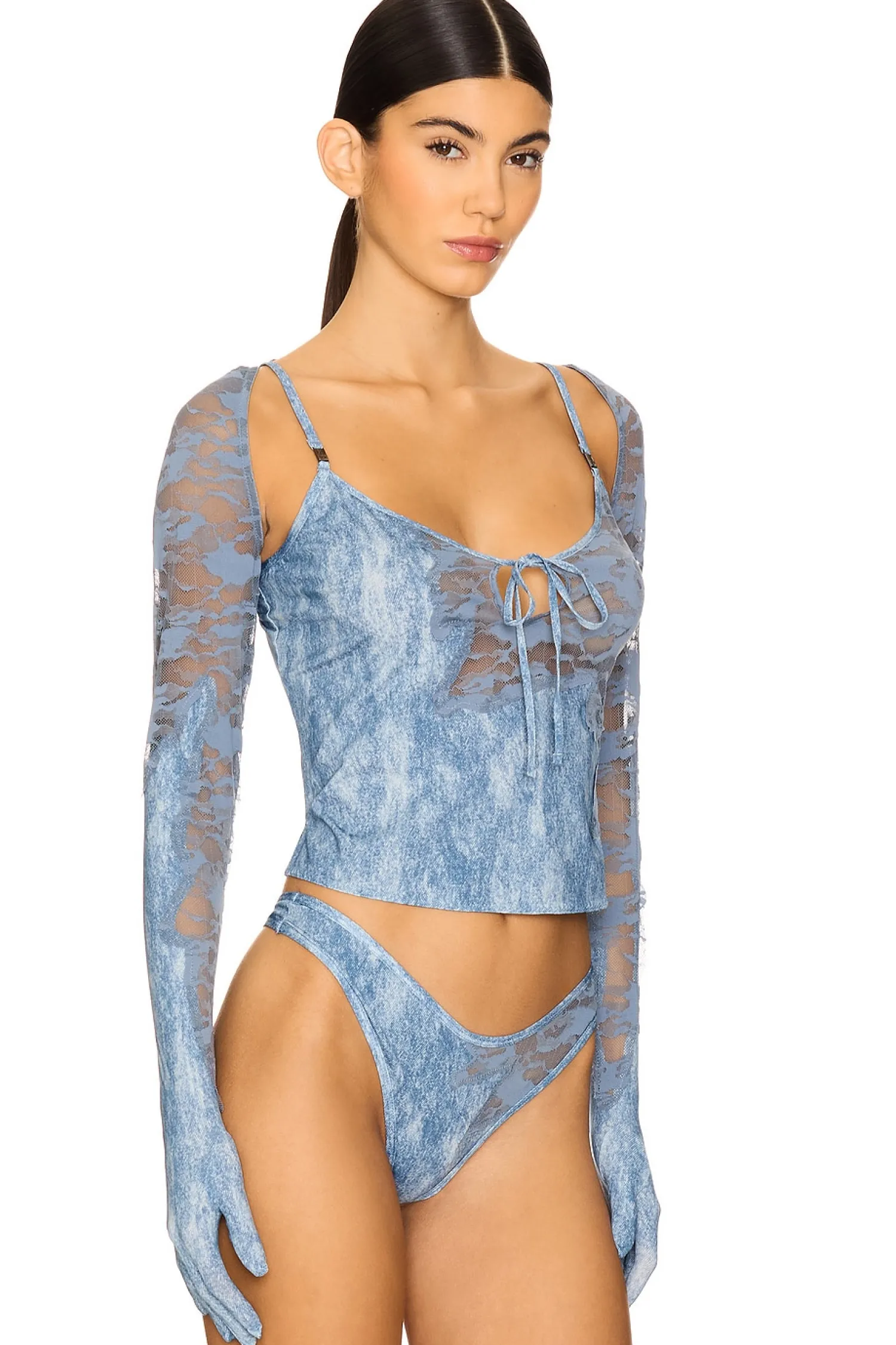 Women Diesel Lingerie & Sleepwear>X Savage Lace Bolero