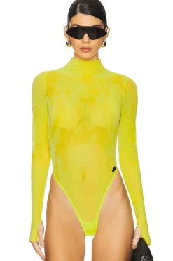 Women Diesel Lingerie & Sleepwear>X Savage Long Sleeve Bodysuit