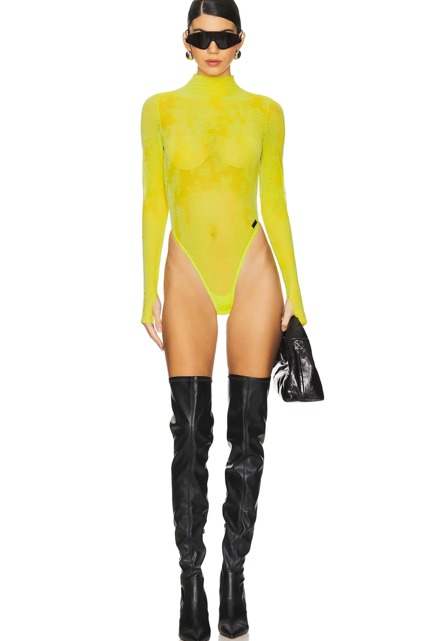 Women Diesel Lingerie & Sleepwear>X Savage Long Sleeve Bodysuit