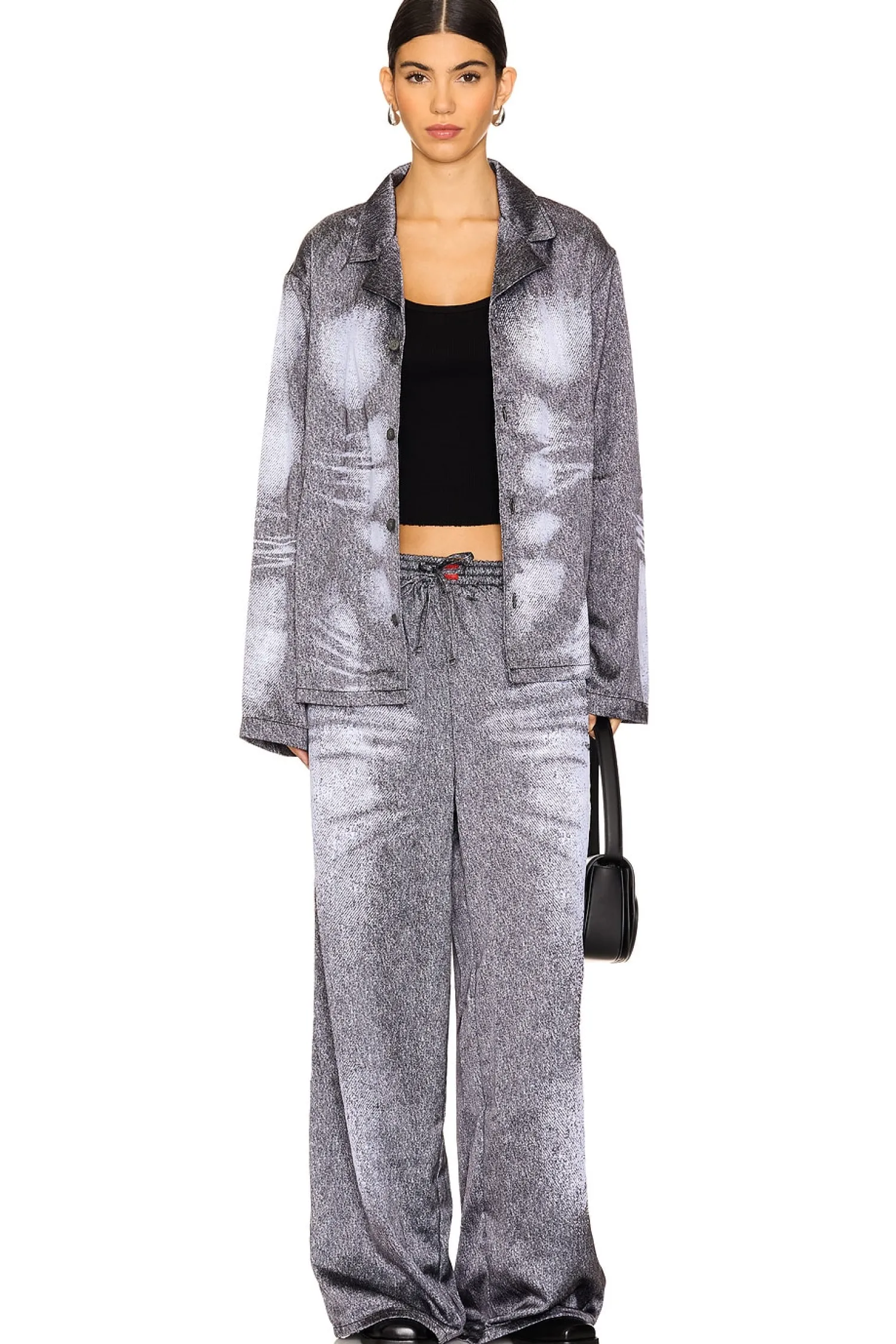 Women Diesel Matching Sets|Loungewear>X Savage Stains And Trompe Sleep Pant