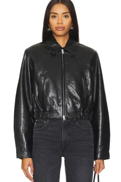 Women AGOLDE Jackets & Coats>X Shoreditch Ski Club Essie Cropped Jacket