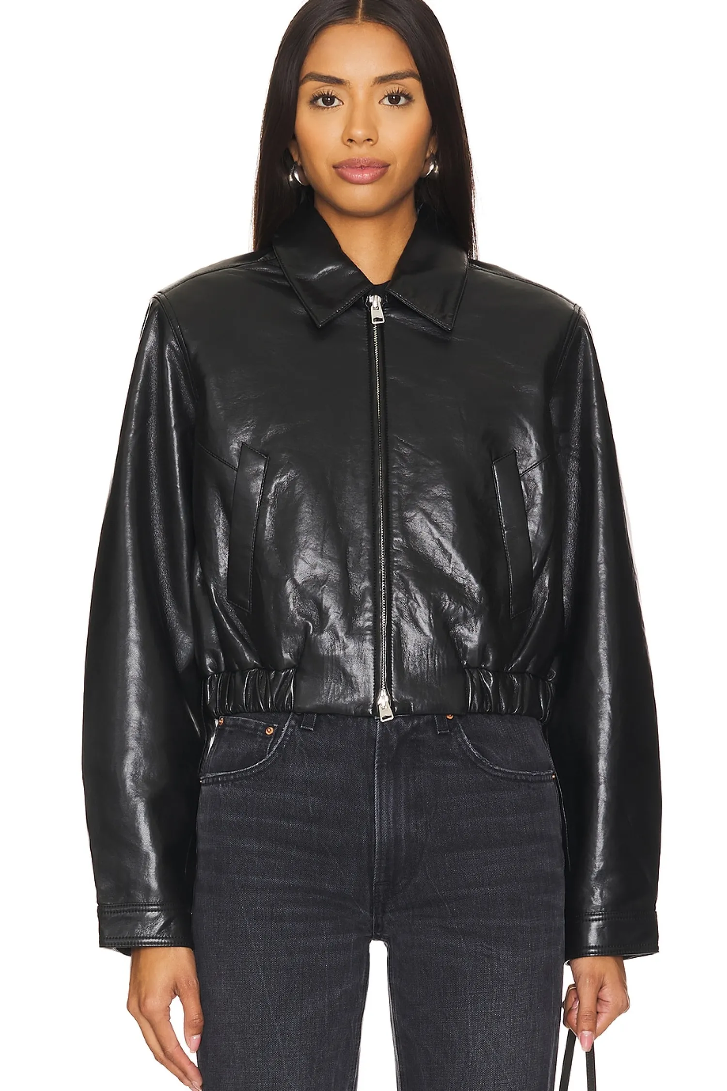 Women AGOLDE Jackets & Coats>X Shoreditch Ski Club Essie Cropped Jacket