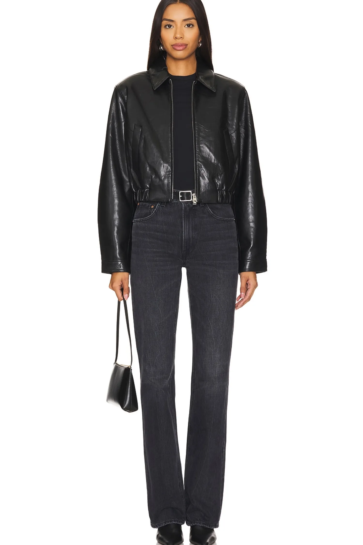 Women AGOLDE Jackets & Coats>X Shoreditch Ski Club Essie Cropped Jacket