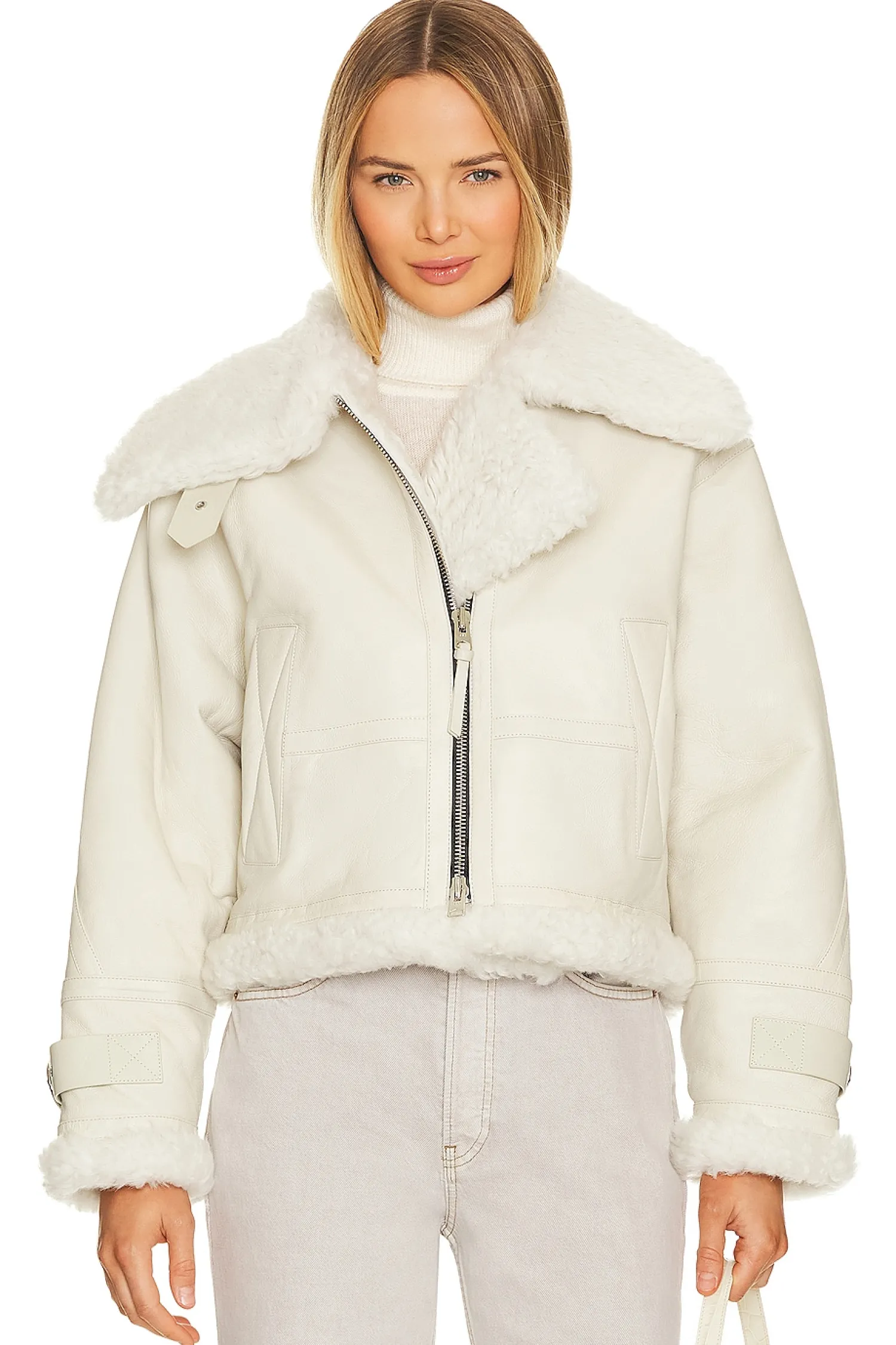 Women AGOLDE Jackets & Coats>x Shoreditch Ski Club Lola Shearling Jacket