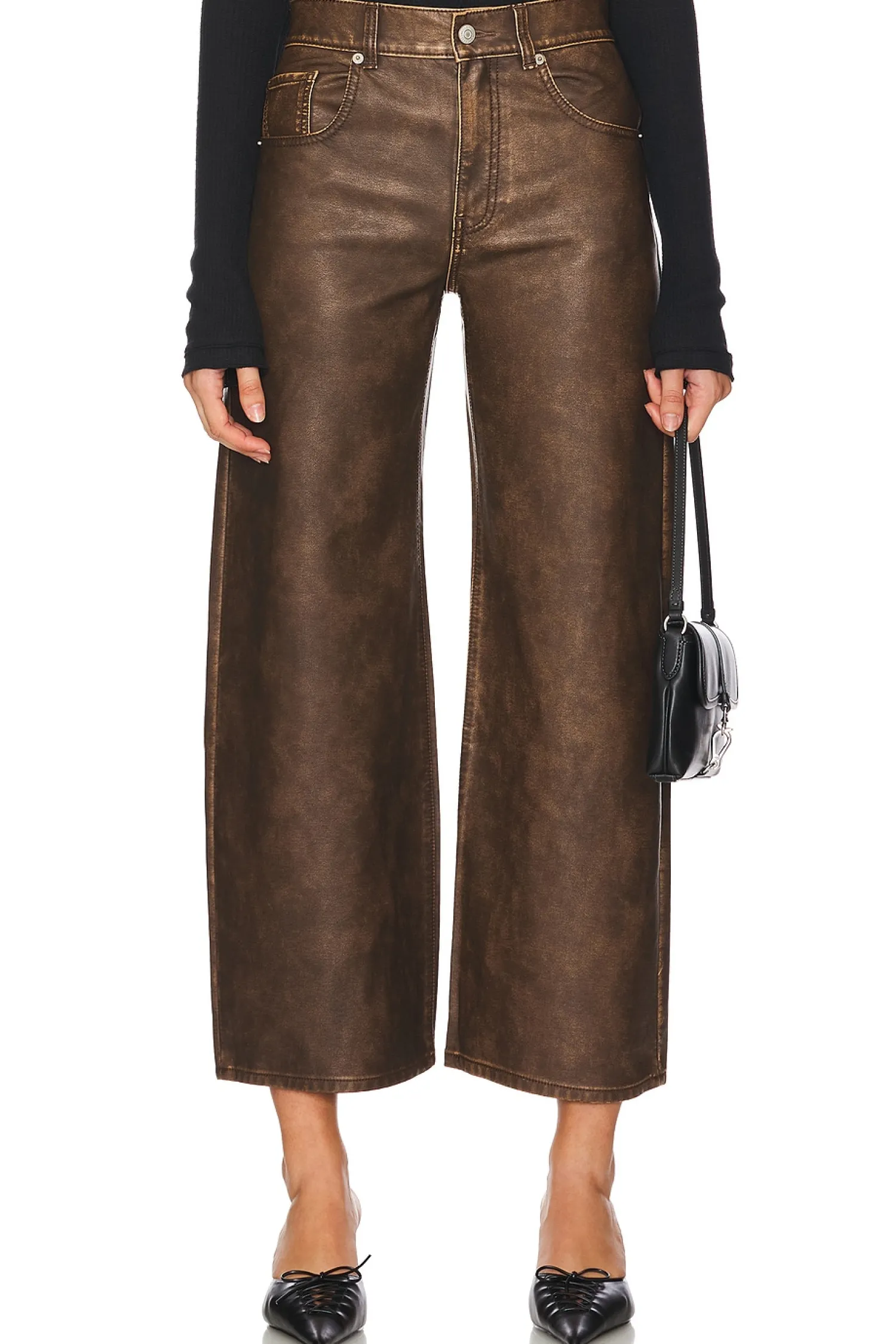Women Free People Pants>x We The Free Misha Faux Leather Pant
