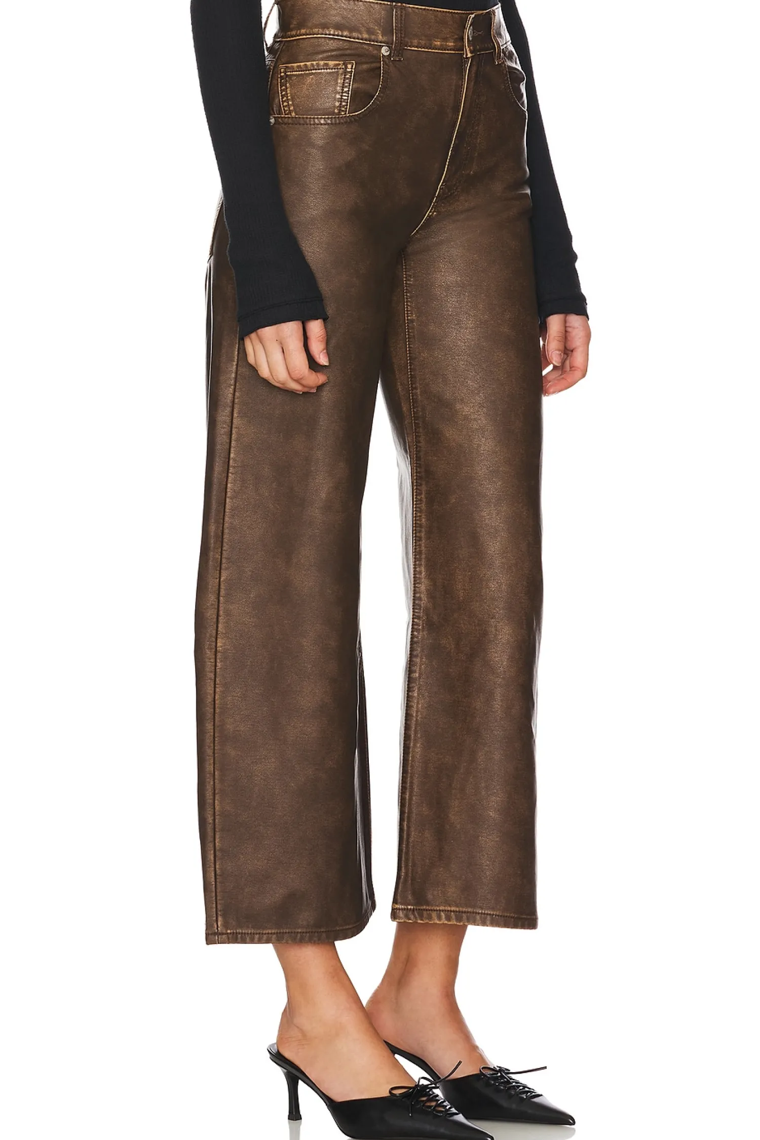 Women Free People Pants>x We The Free Misha Faux Leather Pant
