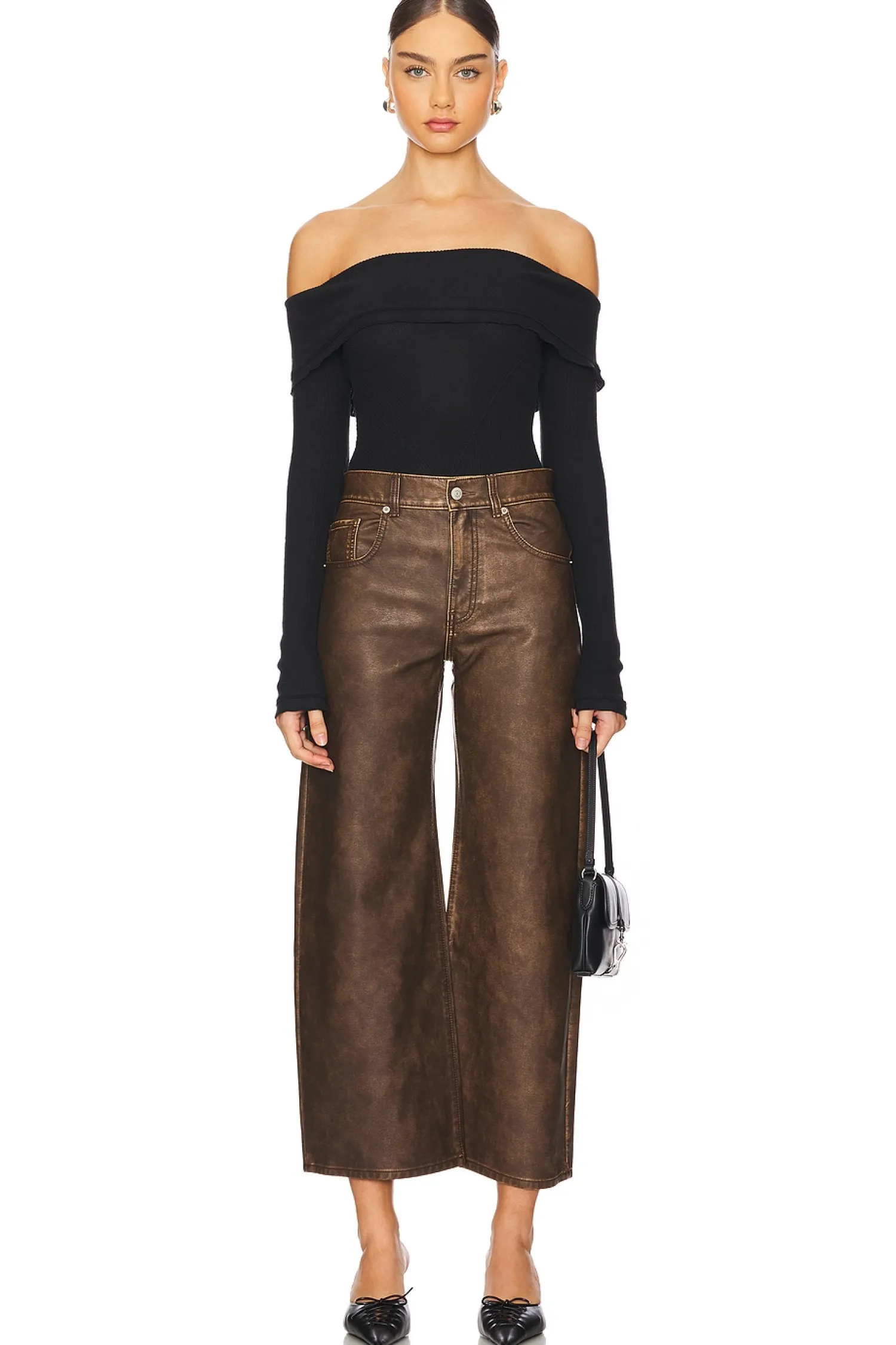 Women Free People Pants>x We The Free Misha Faux Leather Pant