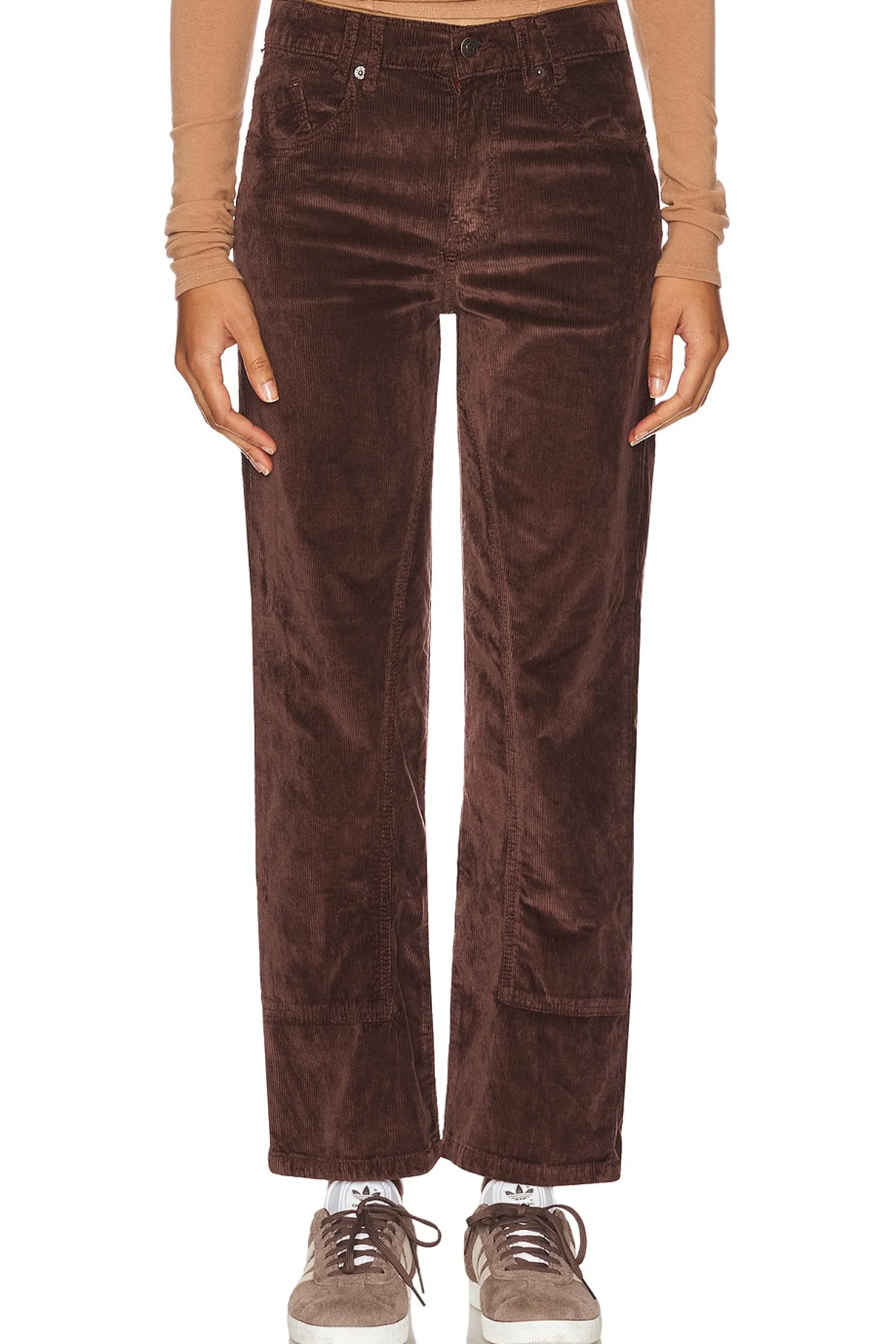 Women Free People Pants>x We The Free Risk Taker Cord Straight Leg