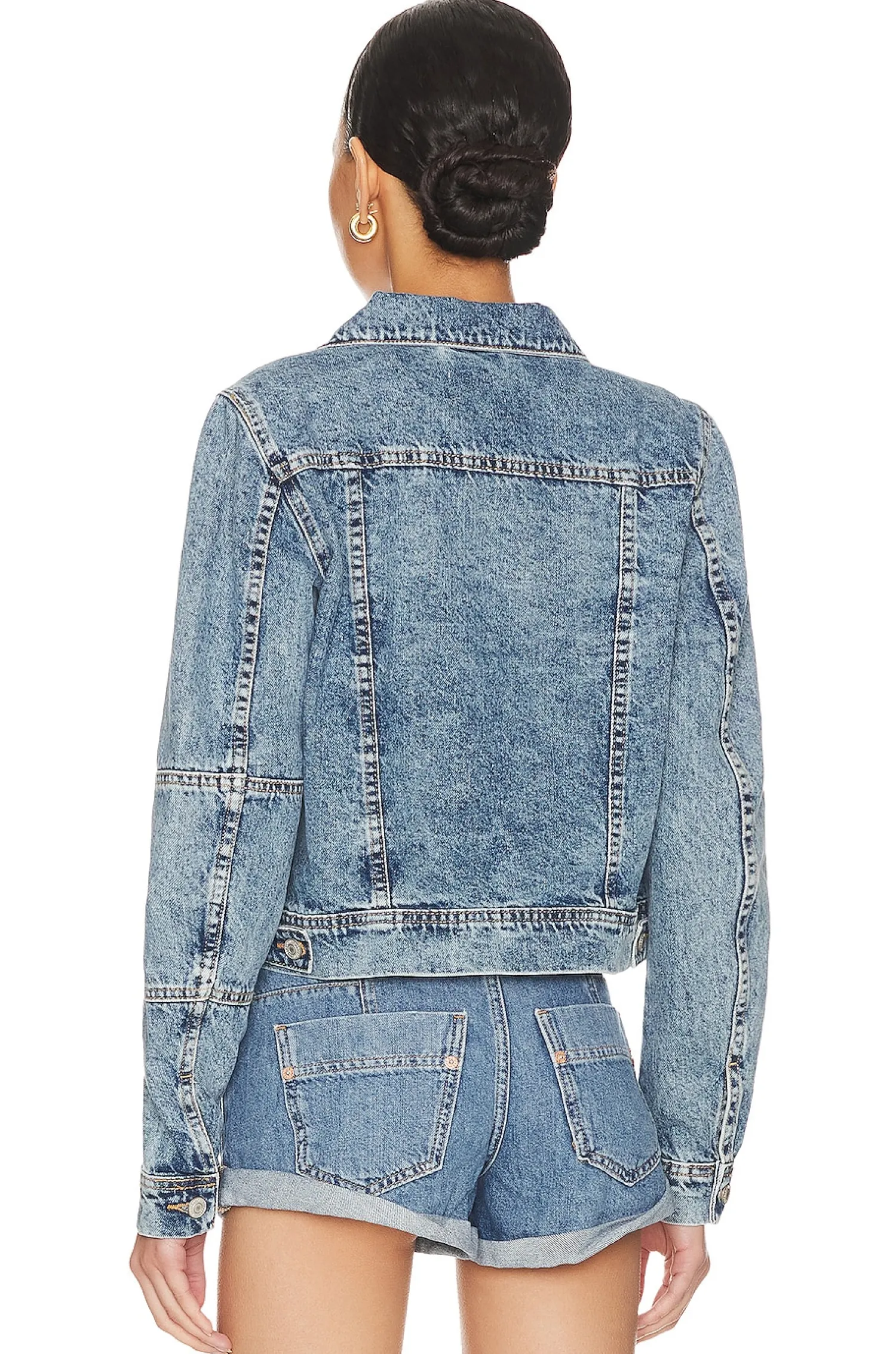 Women Free People Jackets & Coats>x We The Free Rumors Denim Jacket
