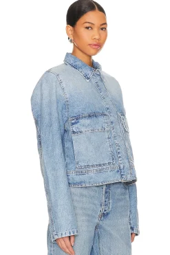 Women Free People Jackets & Coats>x We The Free Suzy Denim Jacket