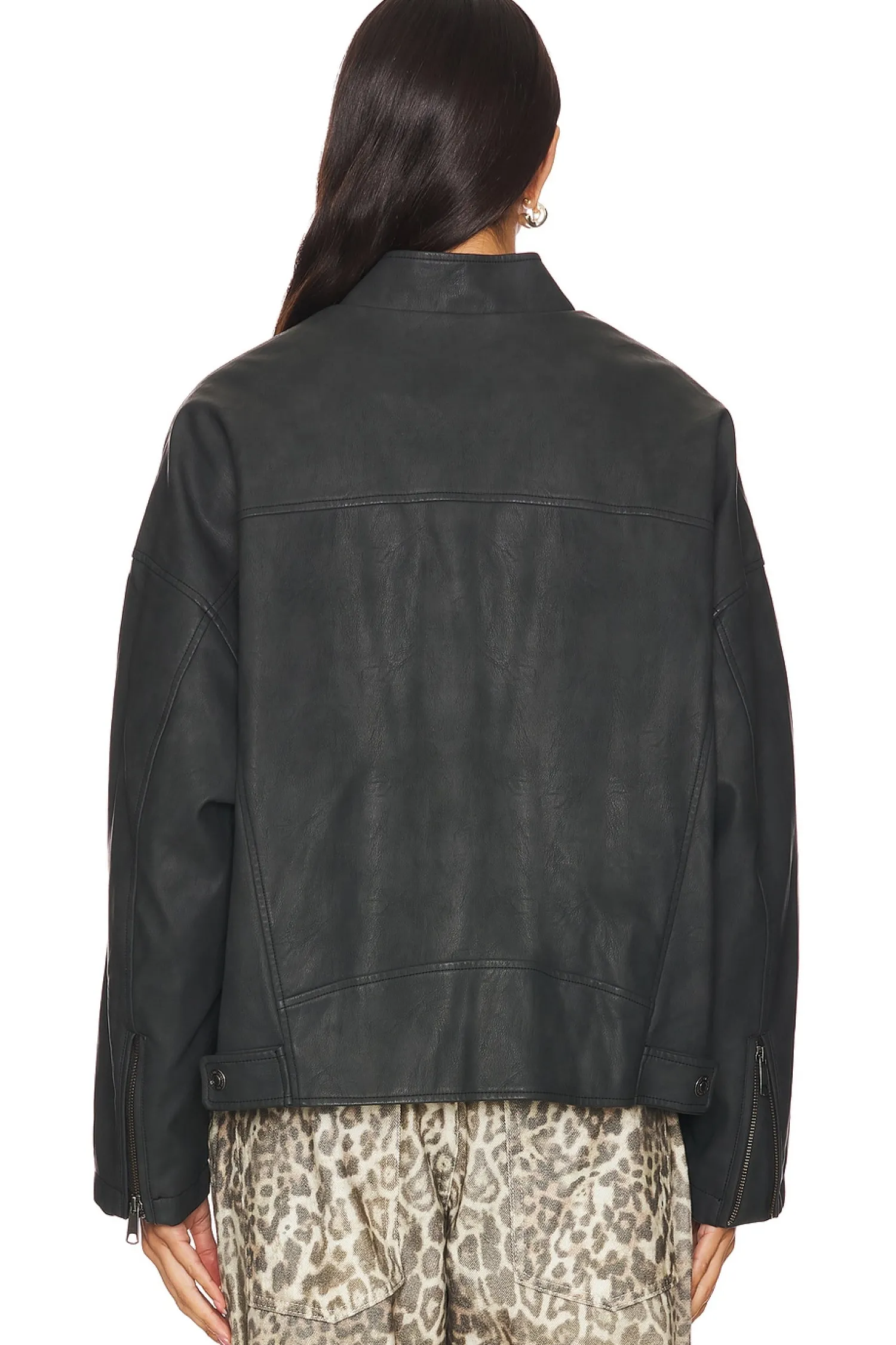 Women Free People Jackets & Coats>x We The Free Vinny Faux Leather Bomber