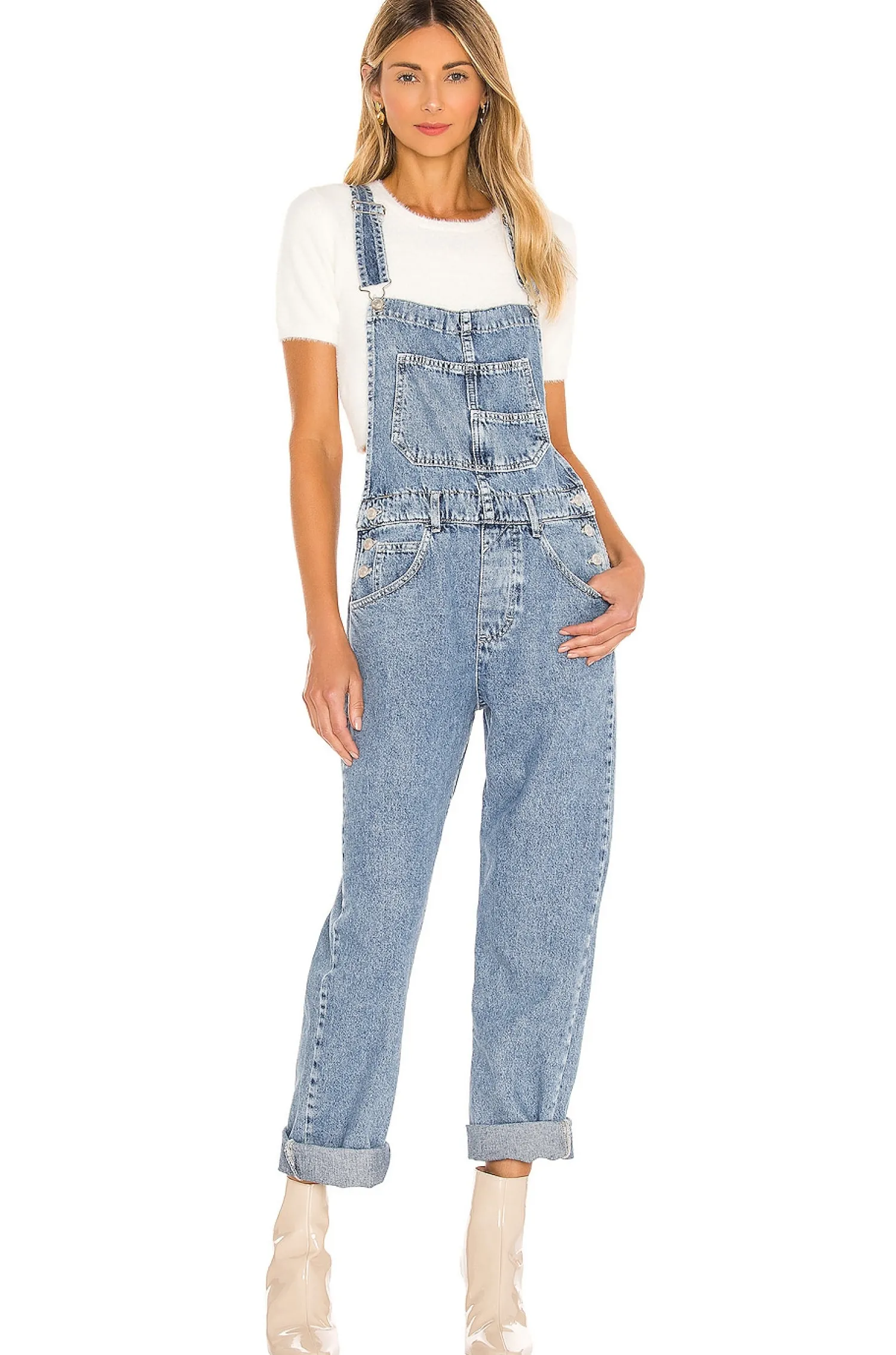 Women Free People Jumpsuits>x We The Free Ziggy Denim Overall
