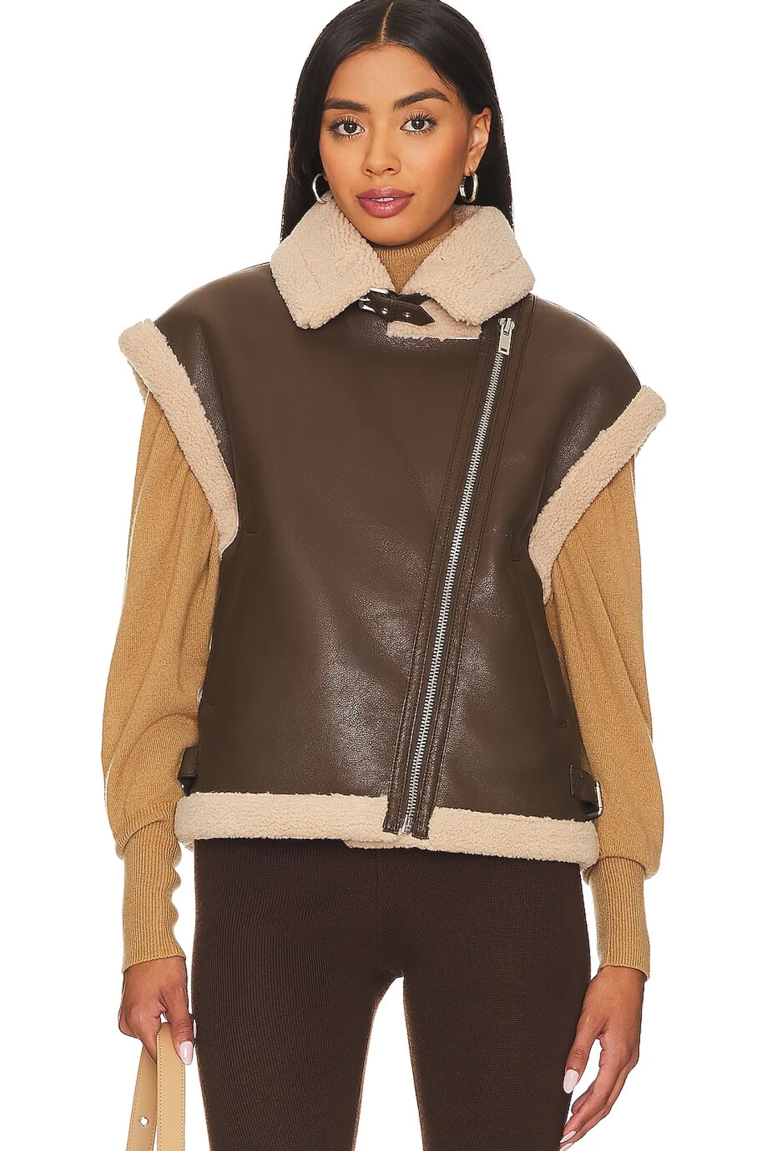 Women HEARTLOOM Jackets & Coats>Xander Faux Leather Vest