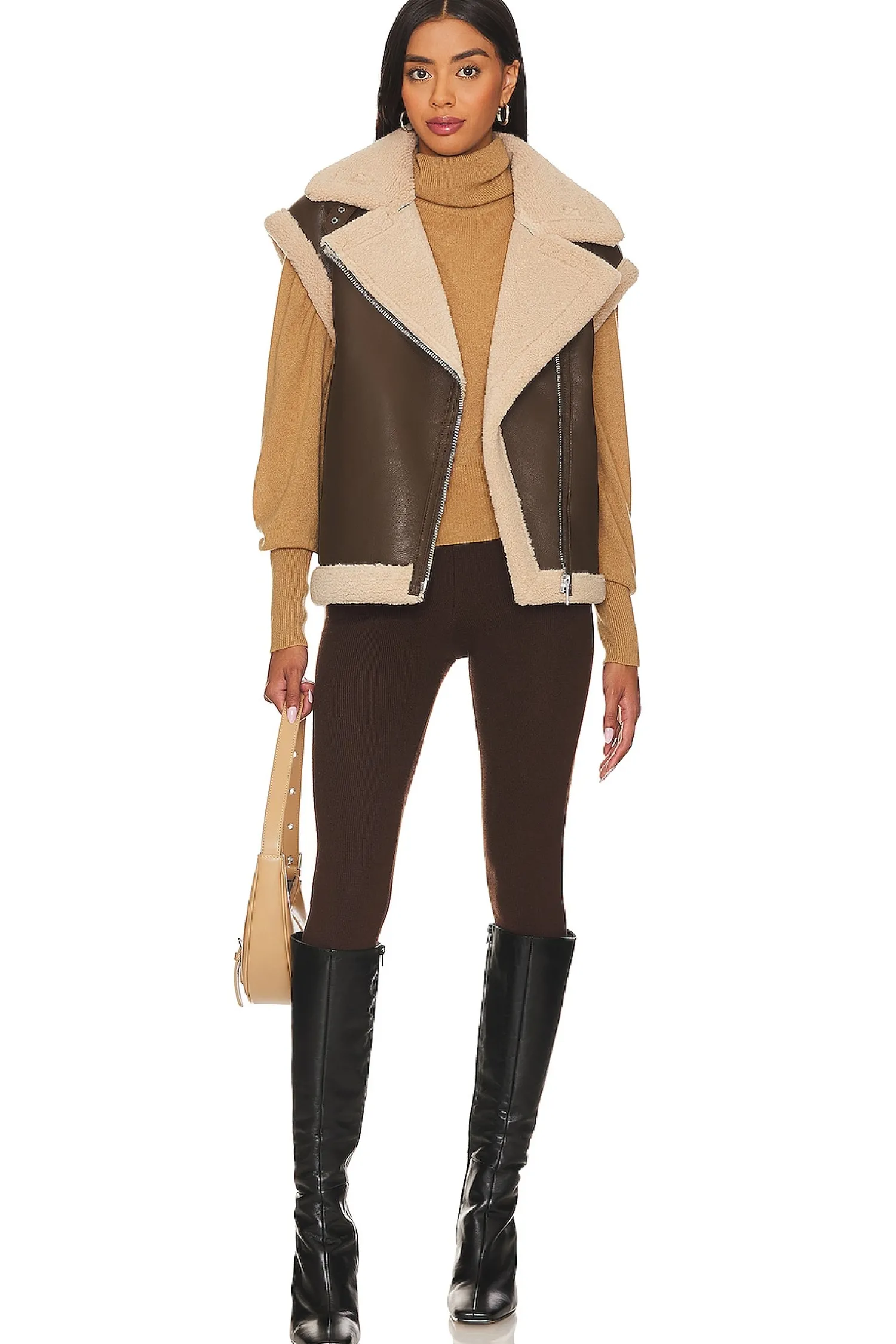 Women HEARTLOOM Jackets & Coats>Xander Faux Leather Vest