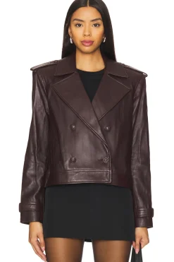 Women L'AGENCE Jackets & Coats>Xoey Cropped Trench