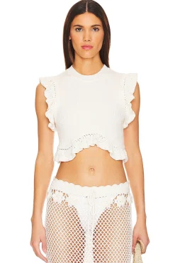 Women Tularosa Matching Sets>Zanea Ruffle Top