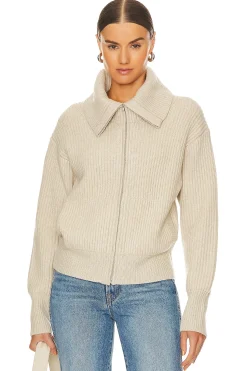 Women White + Warren Jackets & Coats>Zip Up Jacket