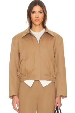 Women SELMACILEK Jackets & Coats>Zipper Detailed Canvas Jacket