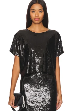 Women LNA Matching Sets>Zosia Sequin T Shirt
